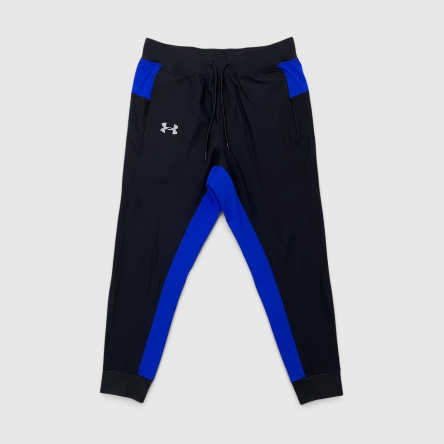 Under Armour Colour Block Γυναικεία Φόρμα Μαύρη Μπλε / Pre Owned